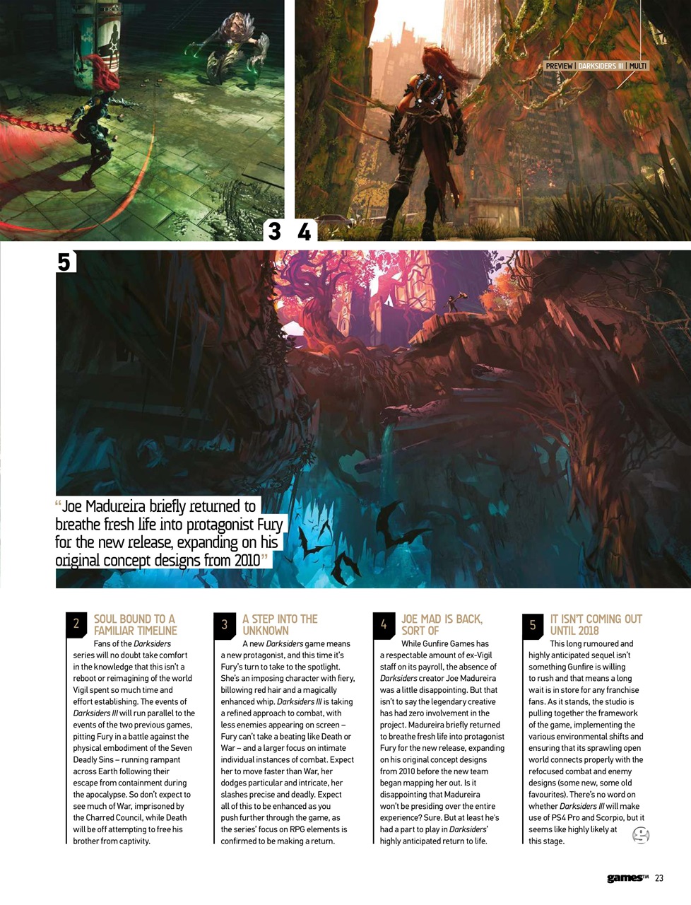 games (TM) Preview Pages