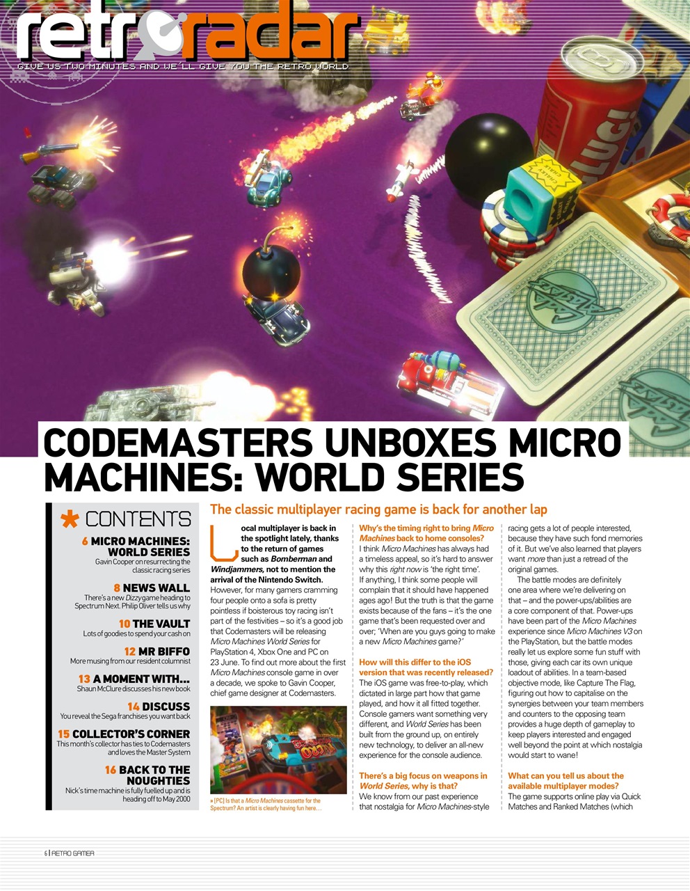 Retro Gamer Preview Pages