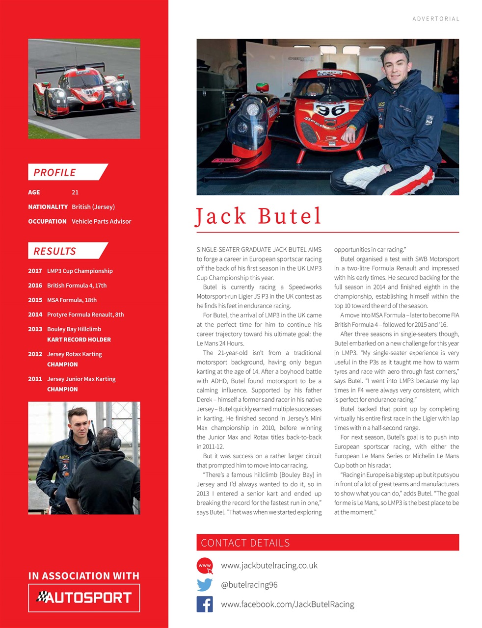 Autosport Preview Pages