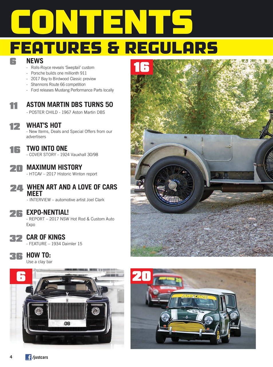 JUST CARS Preview Pages