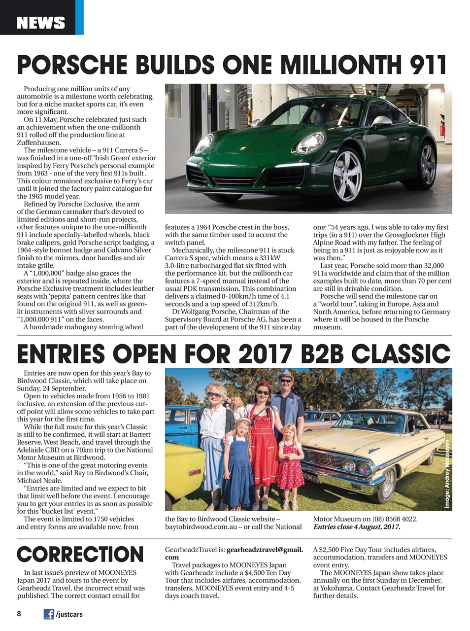 JUST CARS Preview Pages