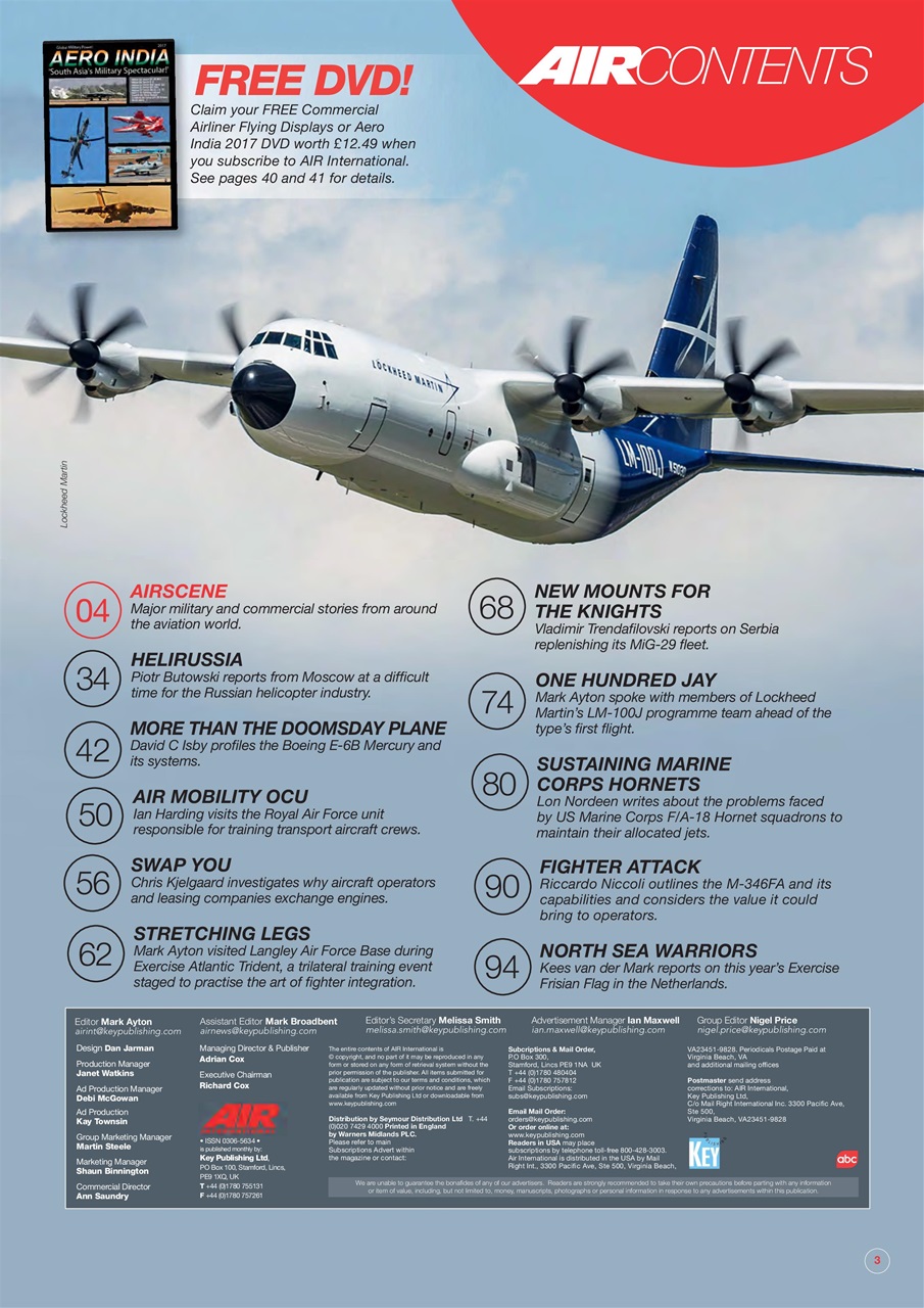 AIR International Preview Pages