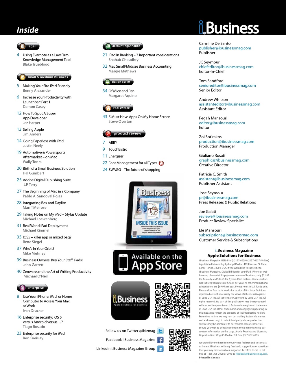 I.Business Preview Pages