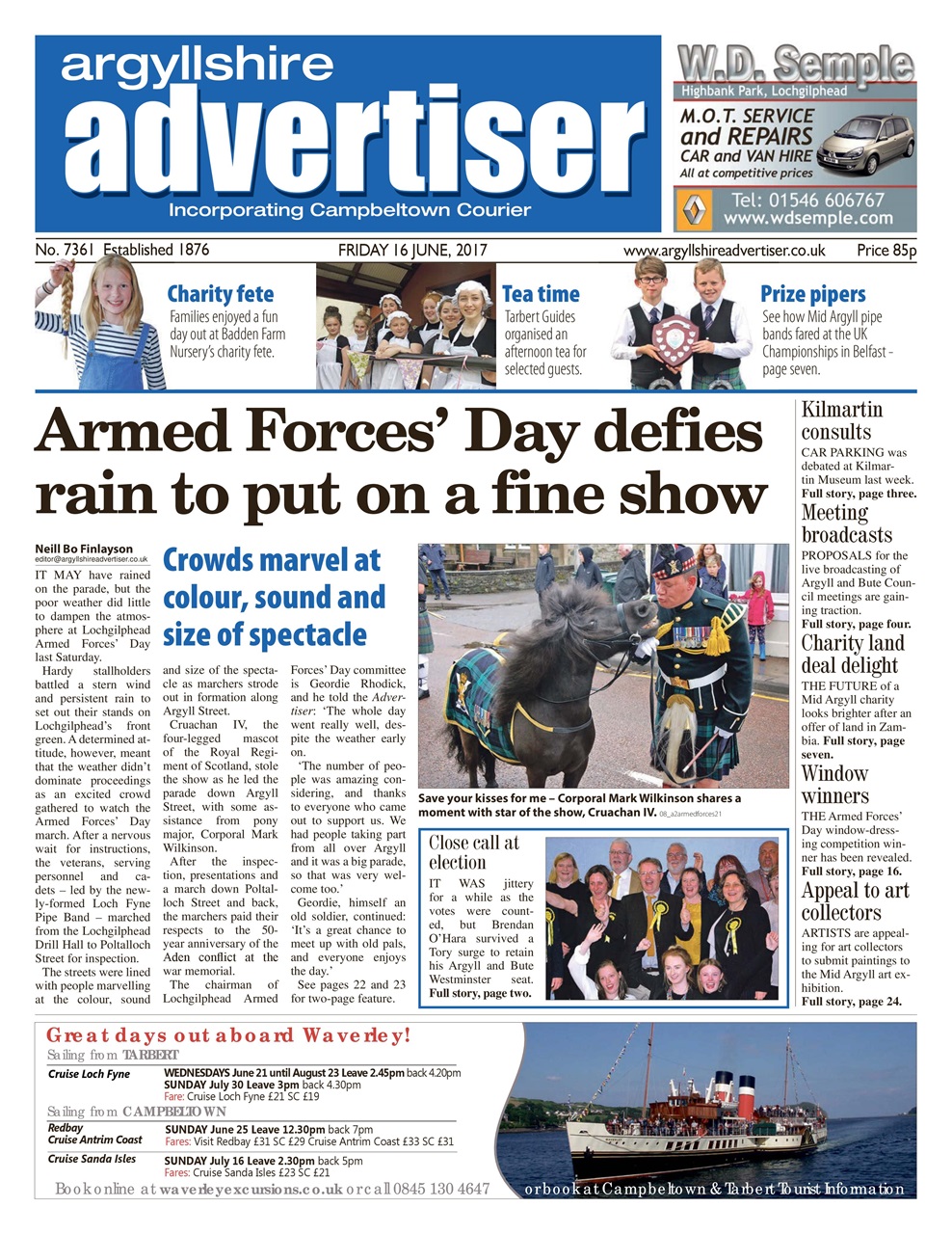 Argyllshire Advertiser Preview Pages