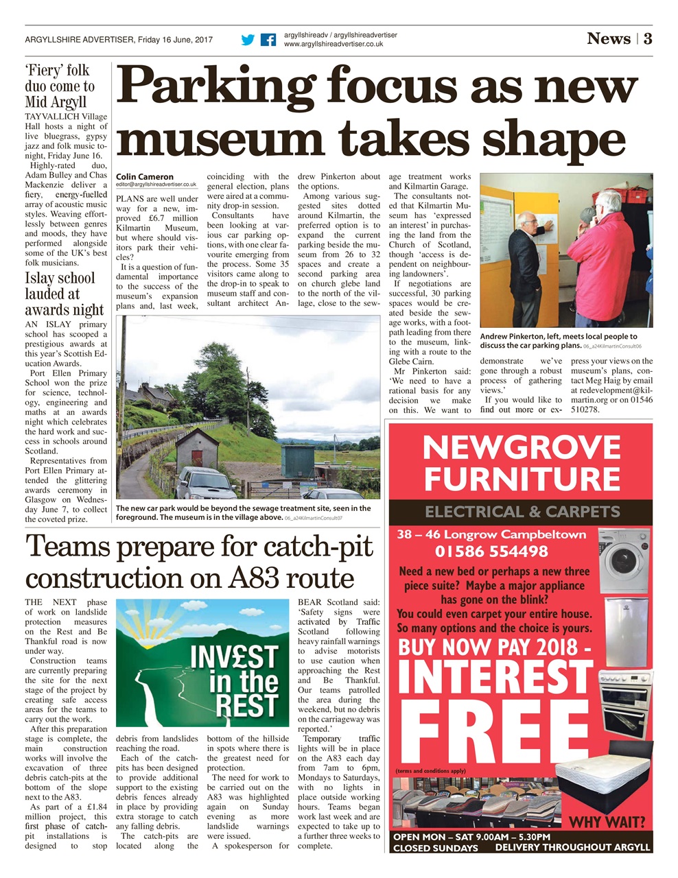 Argyllshire Advertiser Preview Pages