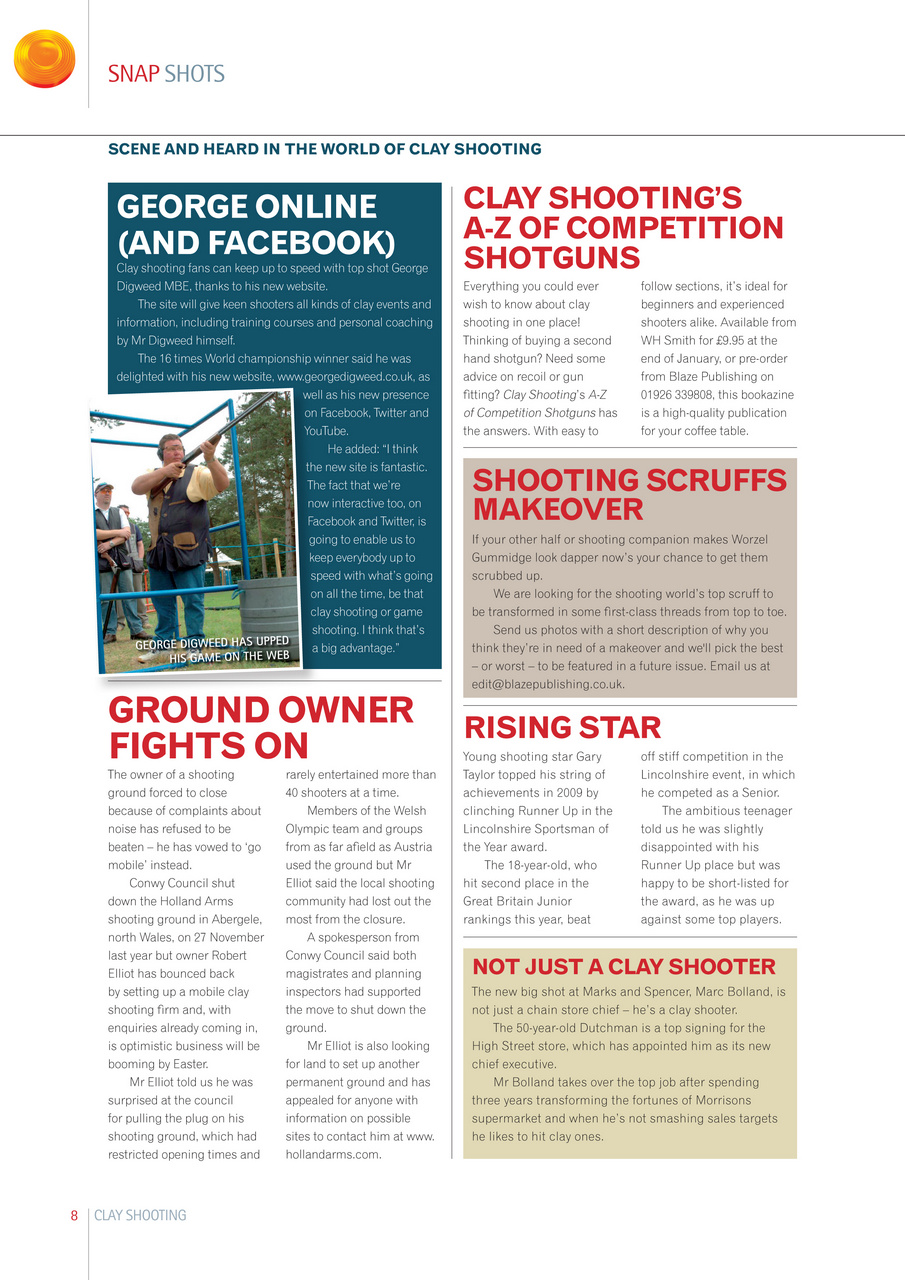 Clay Shooting Preview Pages