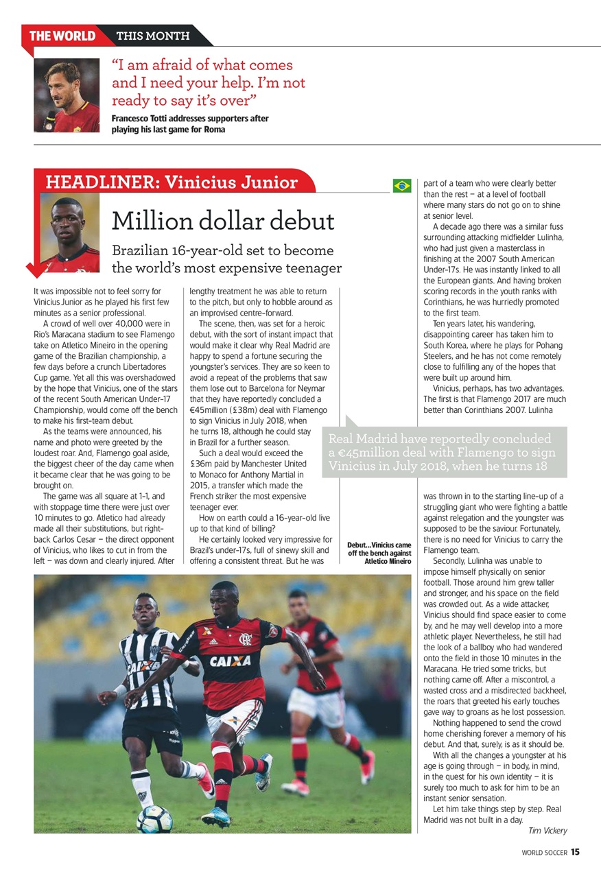 World Soccer Preview Pages