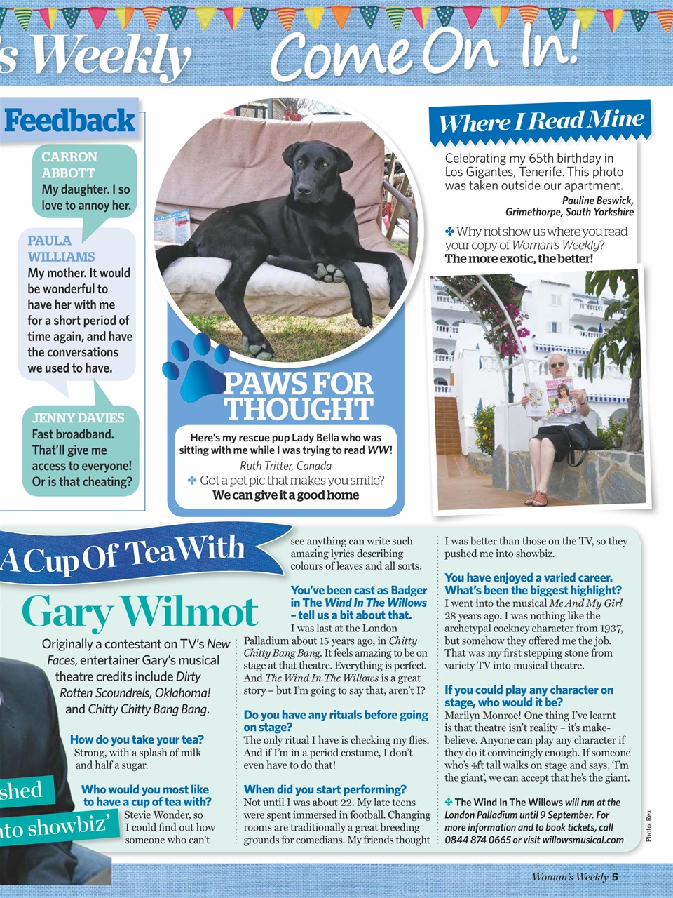 Woman's Weekly Preview Pages