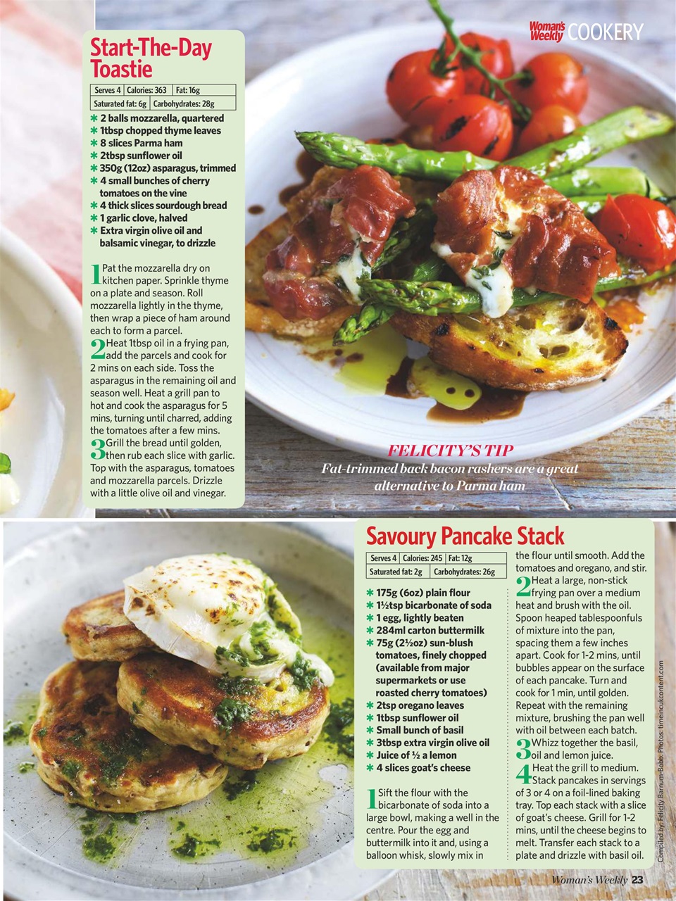 Woman's Weekly Preview Pages