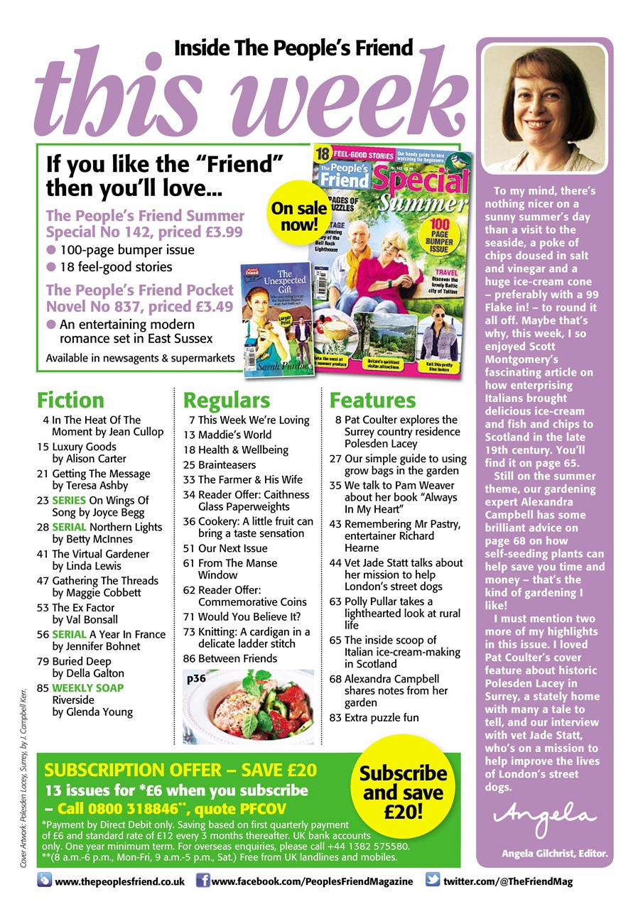 The People’s Friend Preview Pages