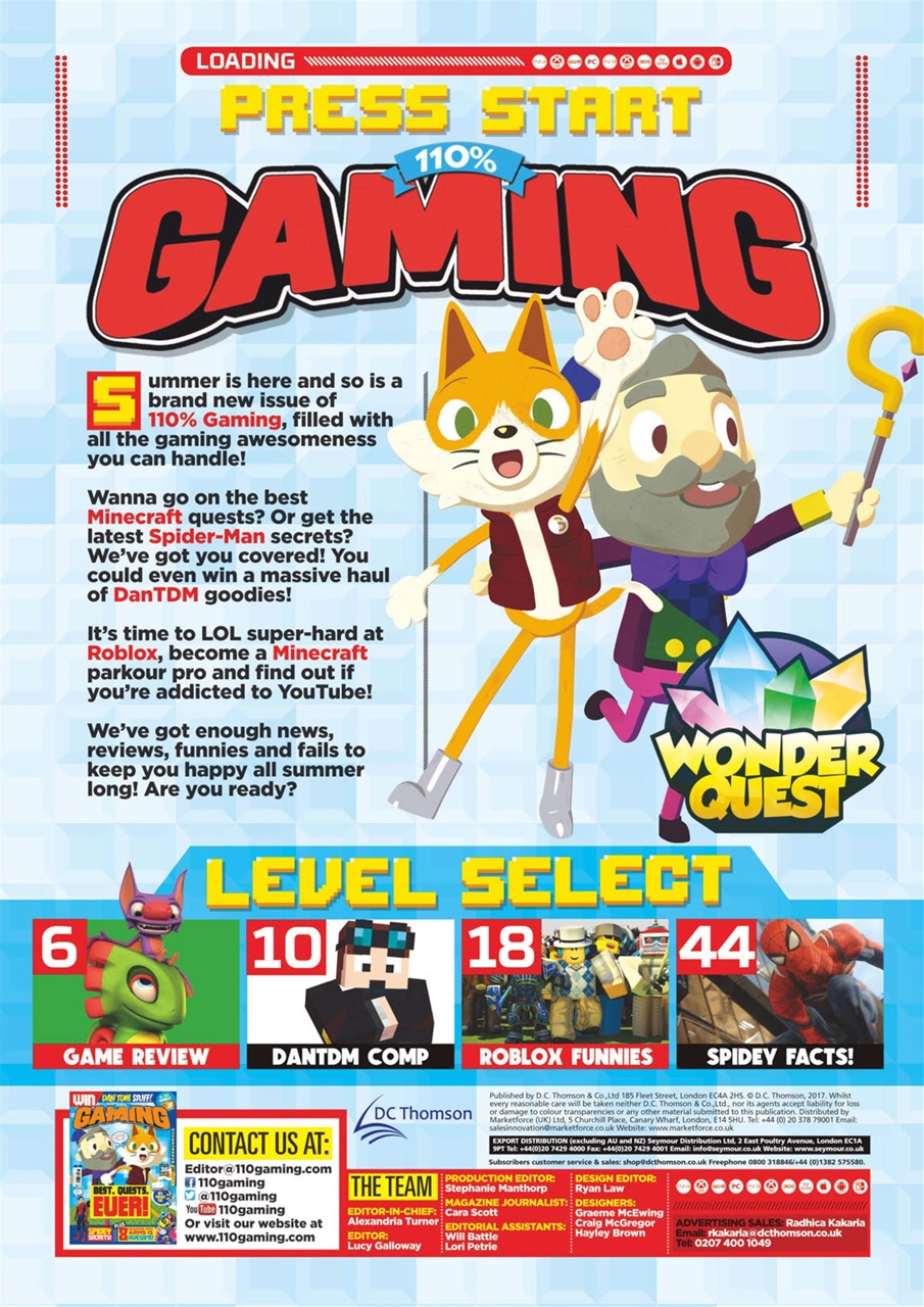 110% Gaming Preview Pages