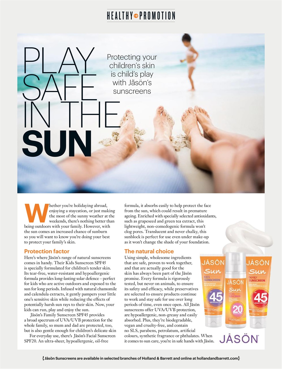 Healthy Magazine Preview Pages