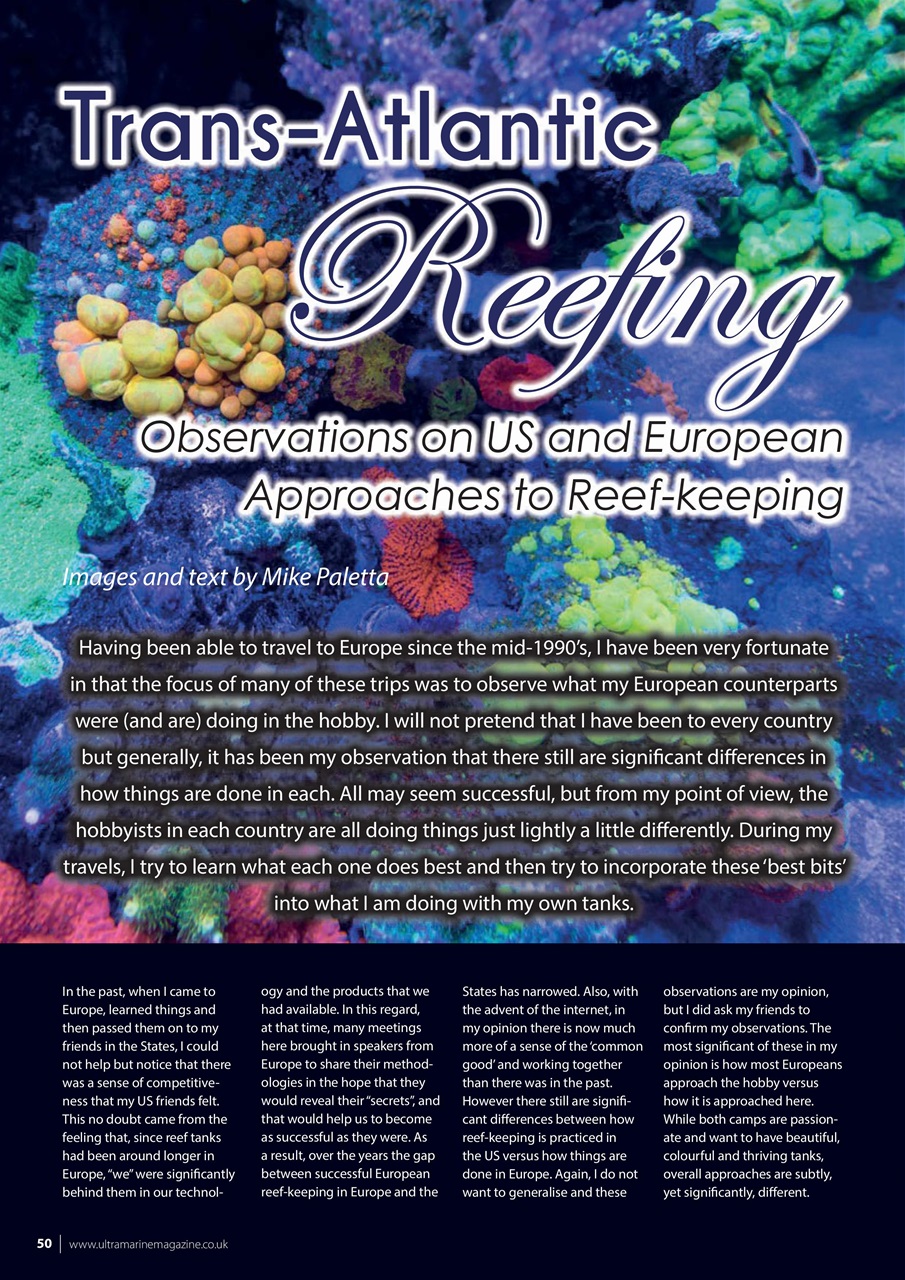 UltraMarine Magazine Preview Pages