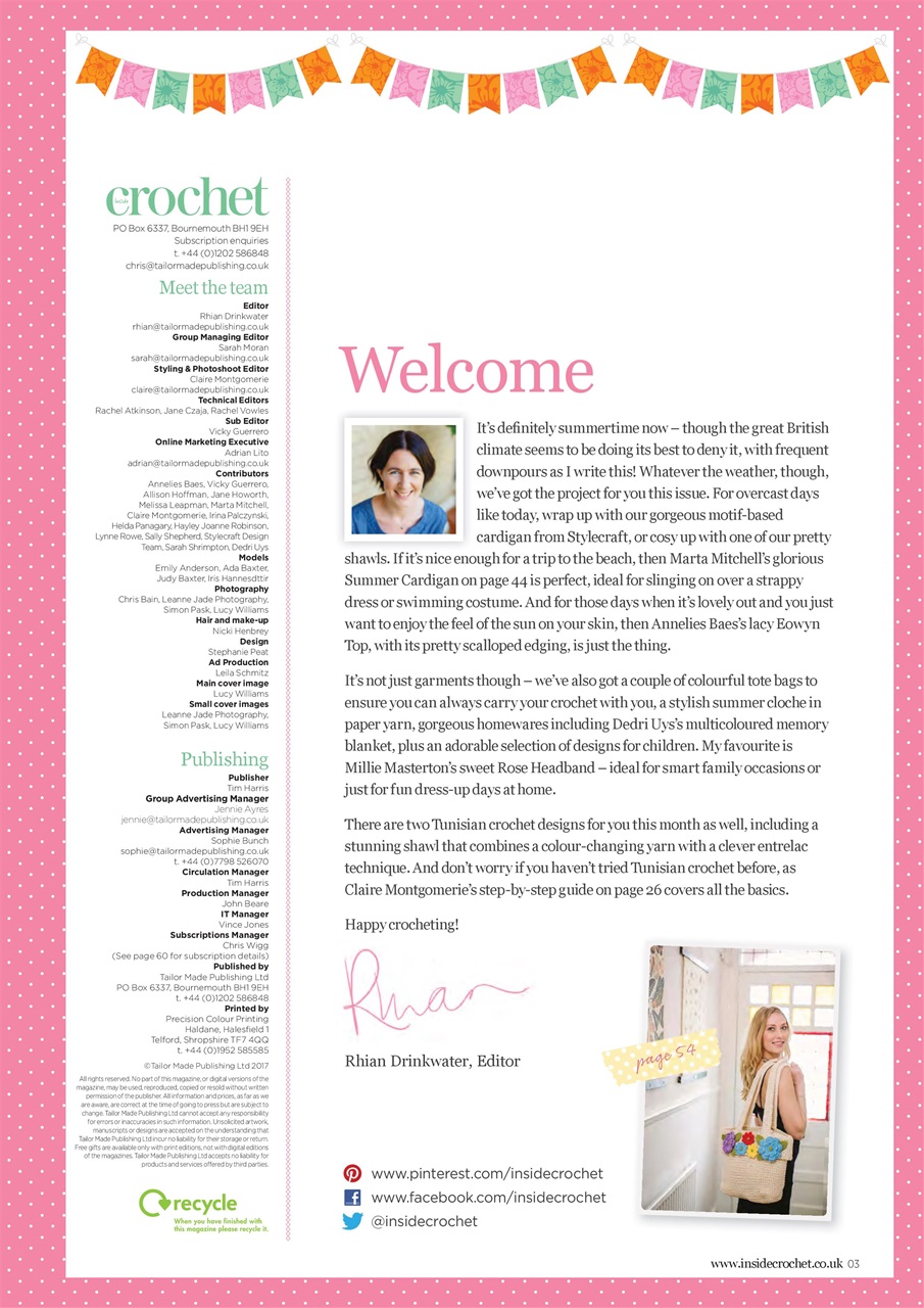 Inside Crochet Preview Pages