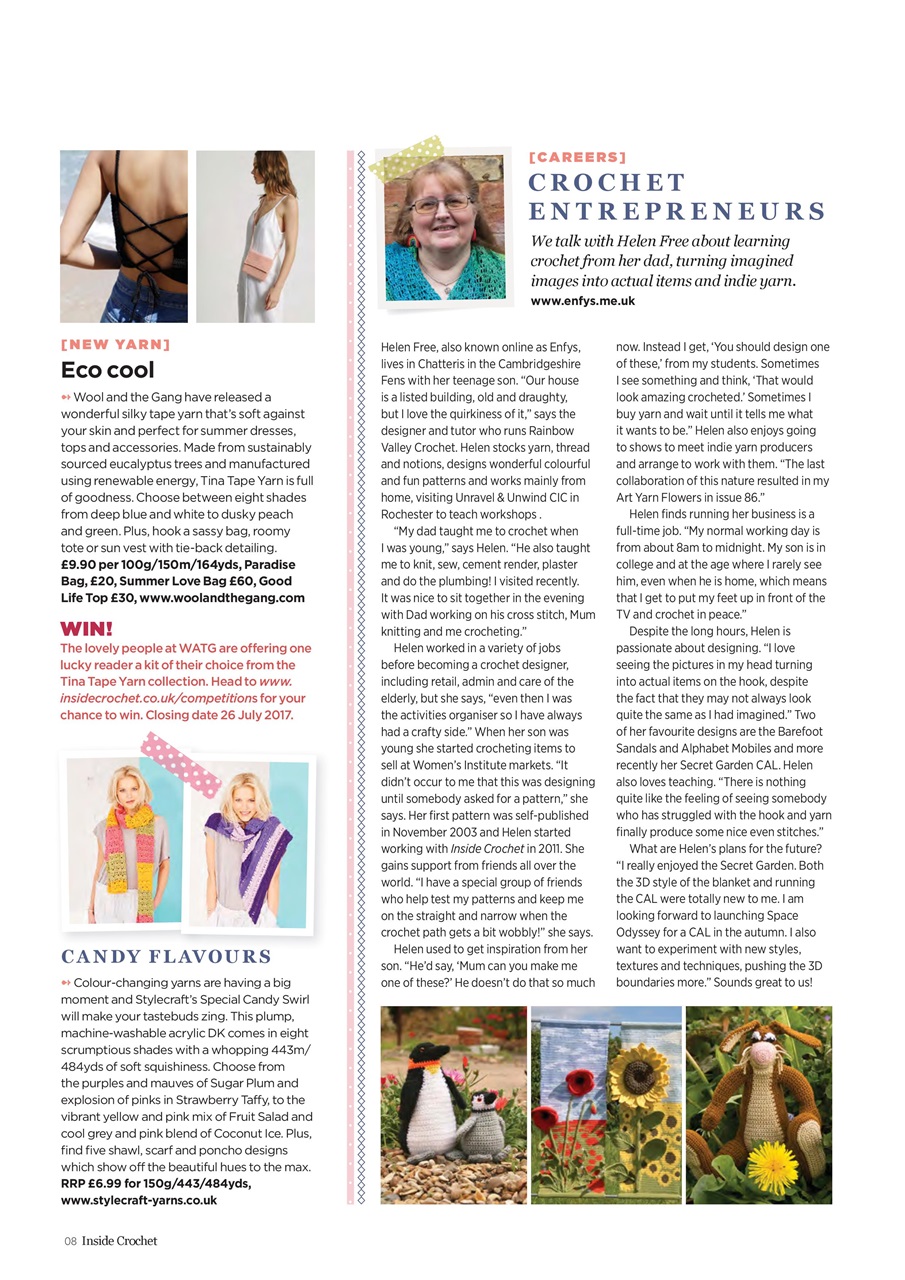 Inside Crochet Preview Pages