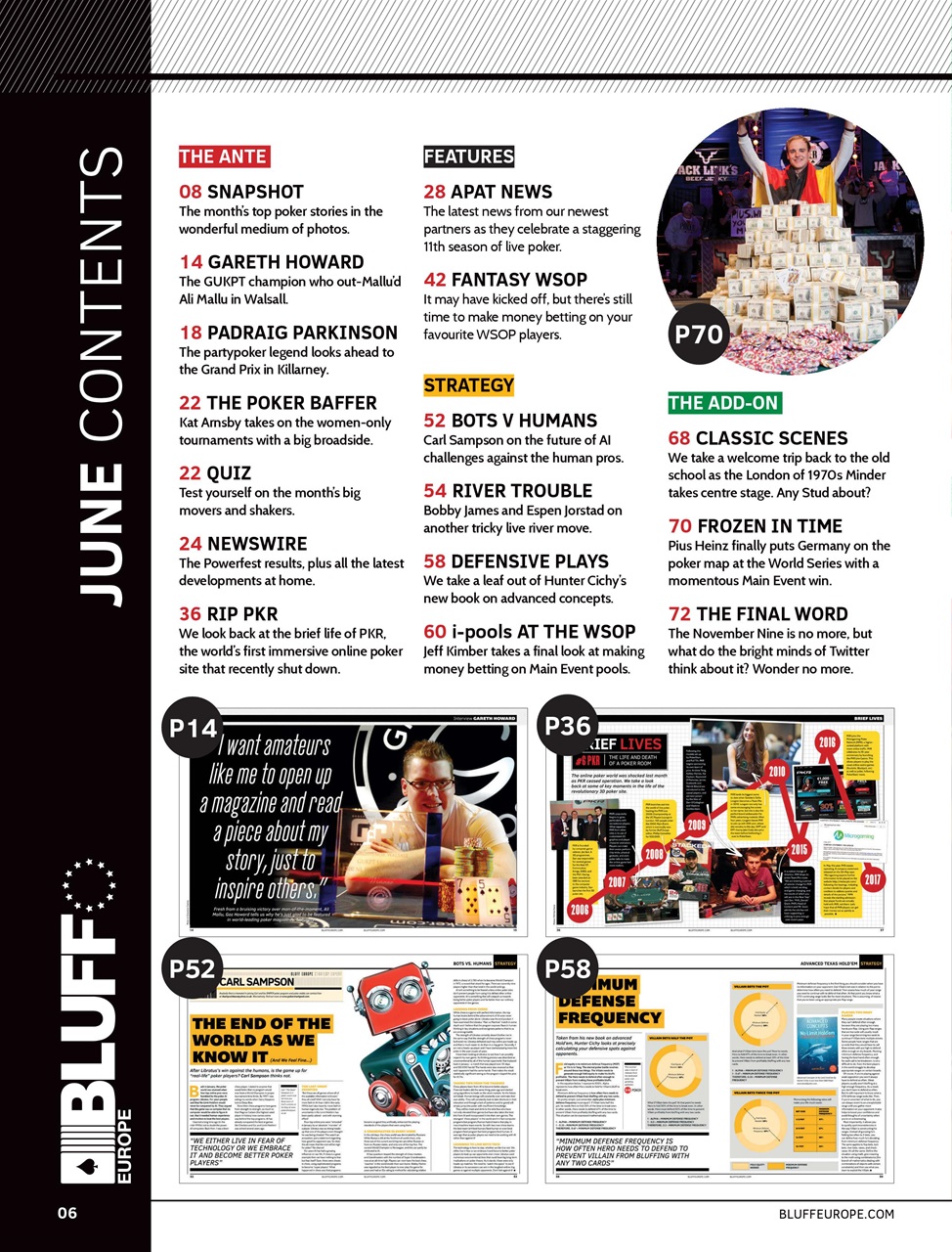 Bluff Europe Preview Pages