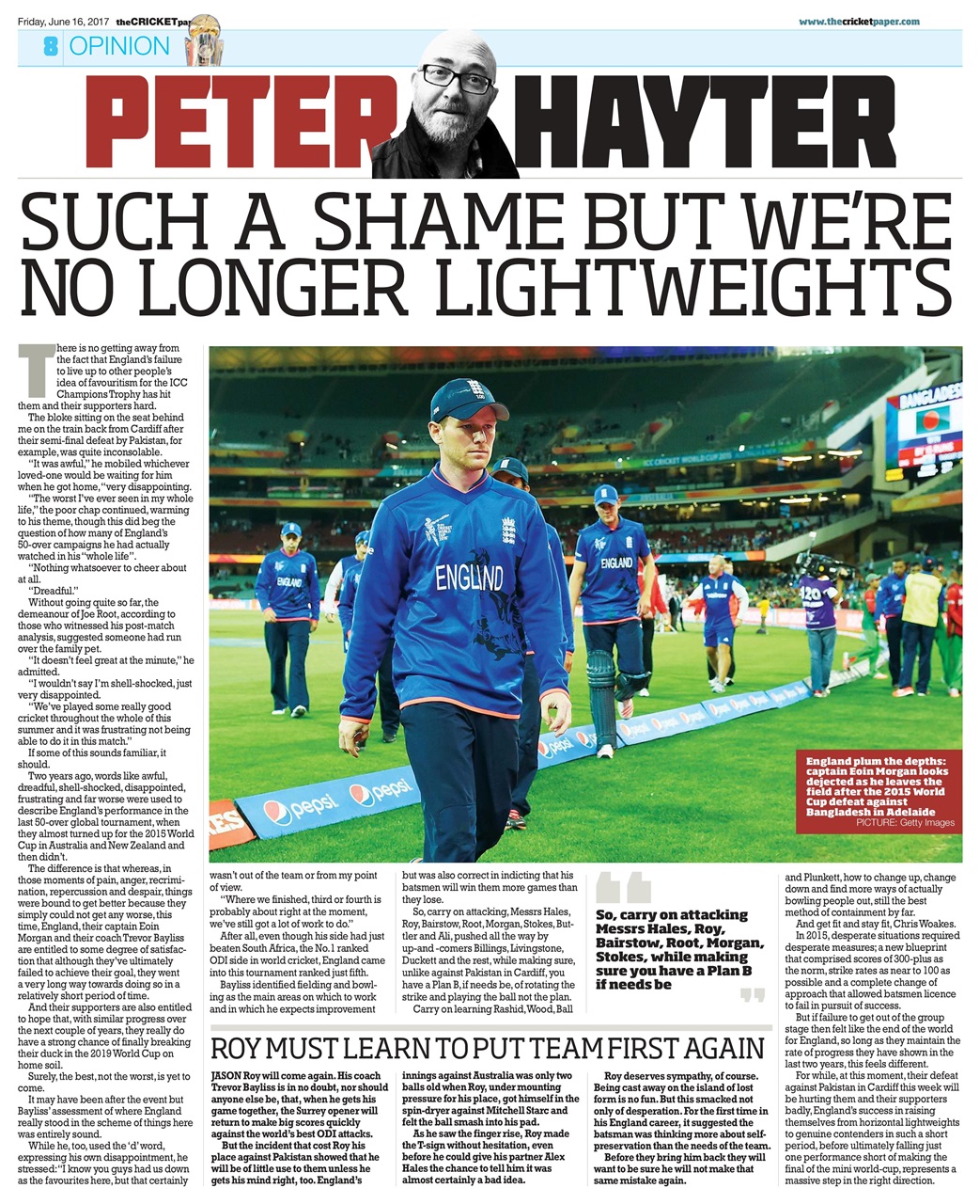 The Cricket Paper Preview Pages