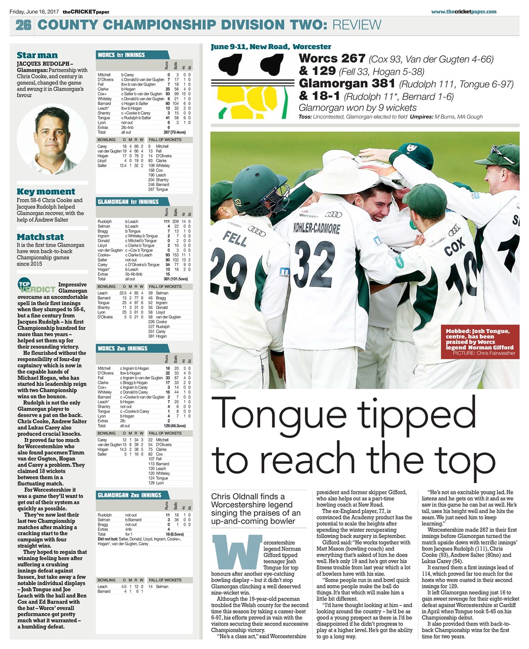 The Cricket Paper Preview Pages
