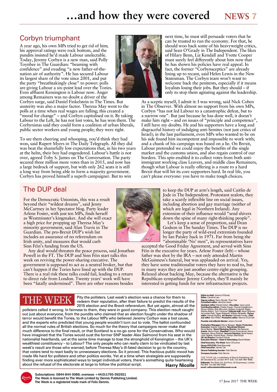 The Week Preview Pages