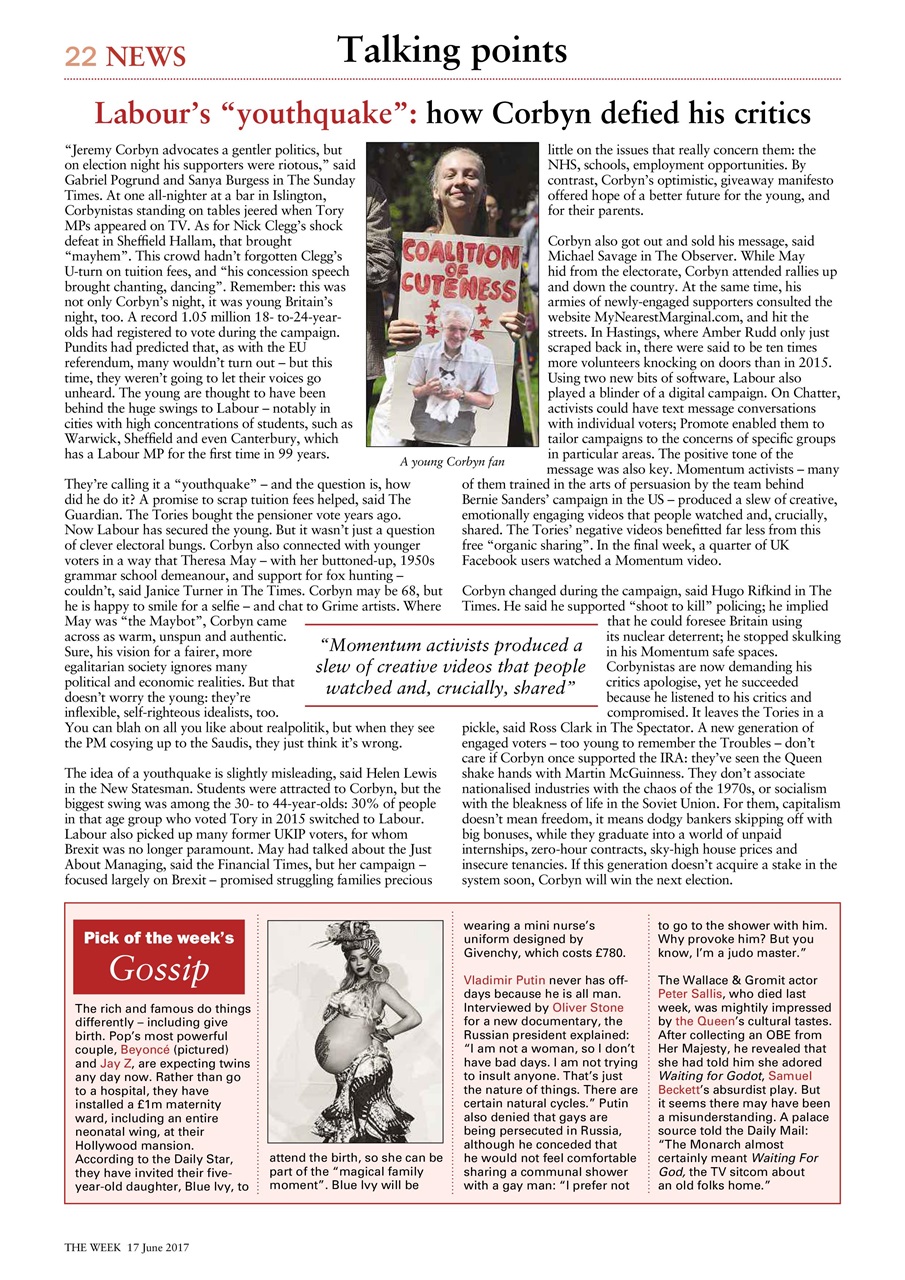 The Week Preview Pages