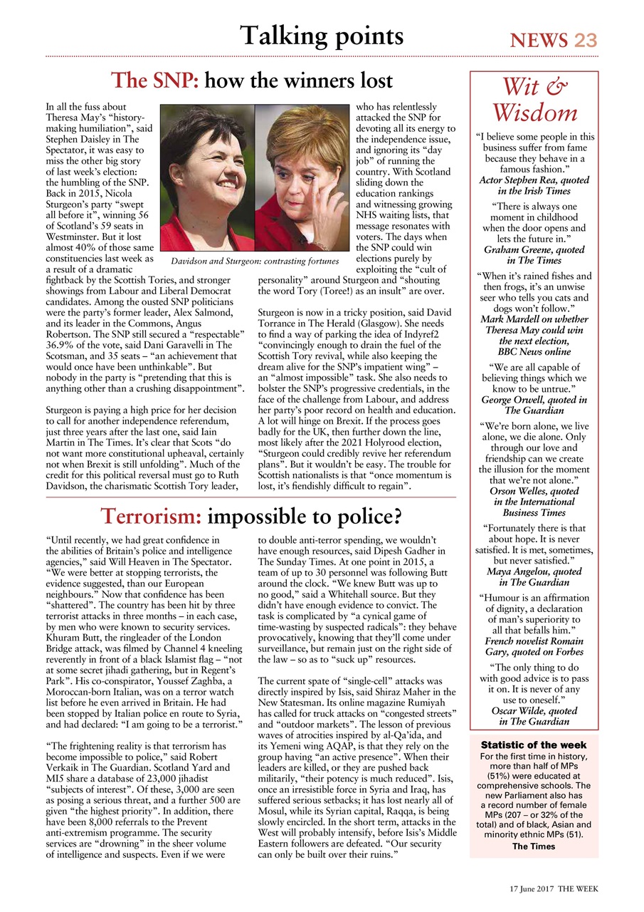 The Week Preview Pages