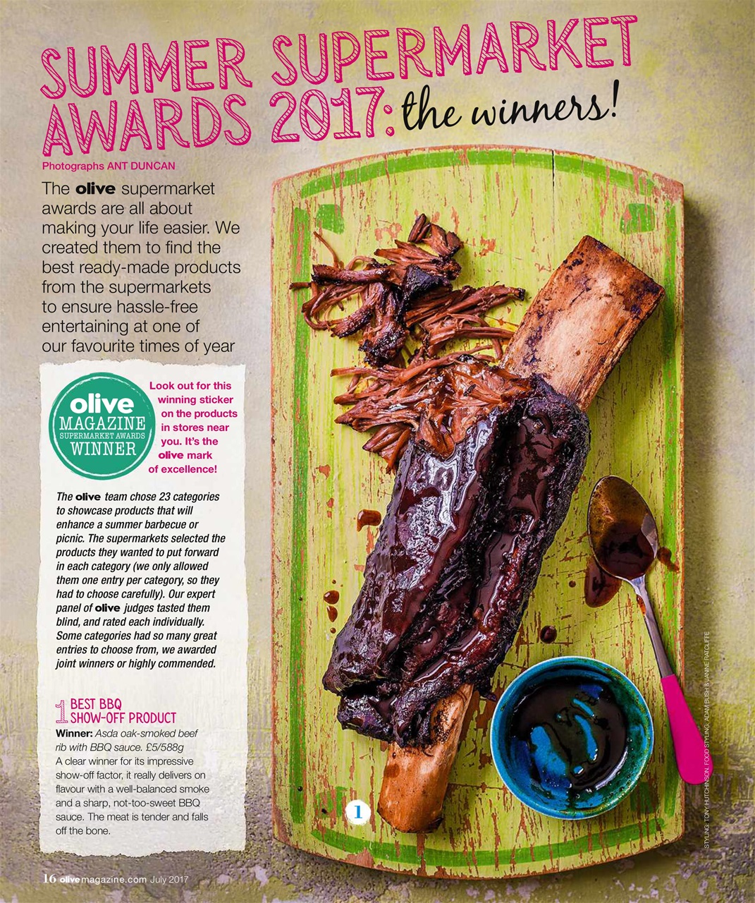 Olive Magazine Preview Pages