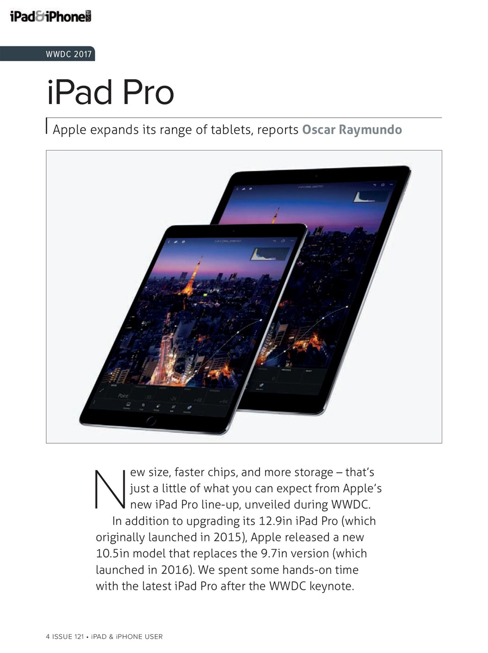 iPad and iPhone User Preview Pages
