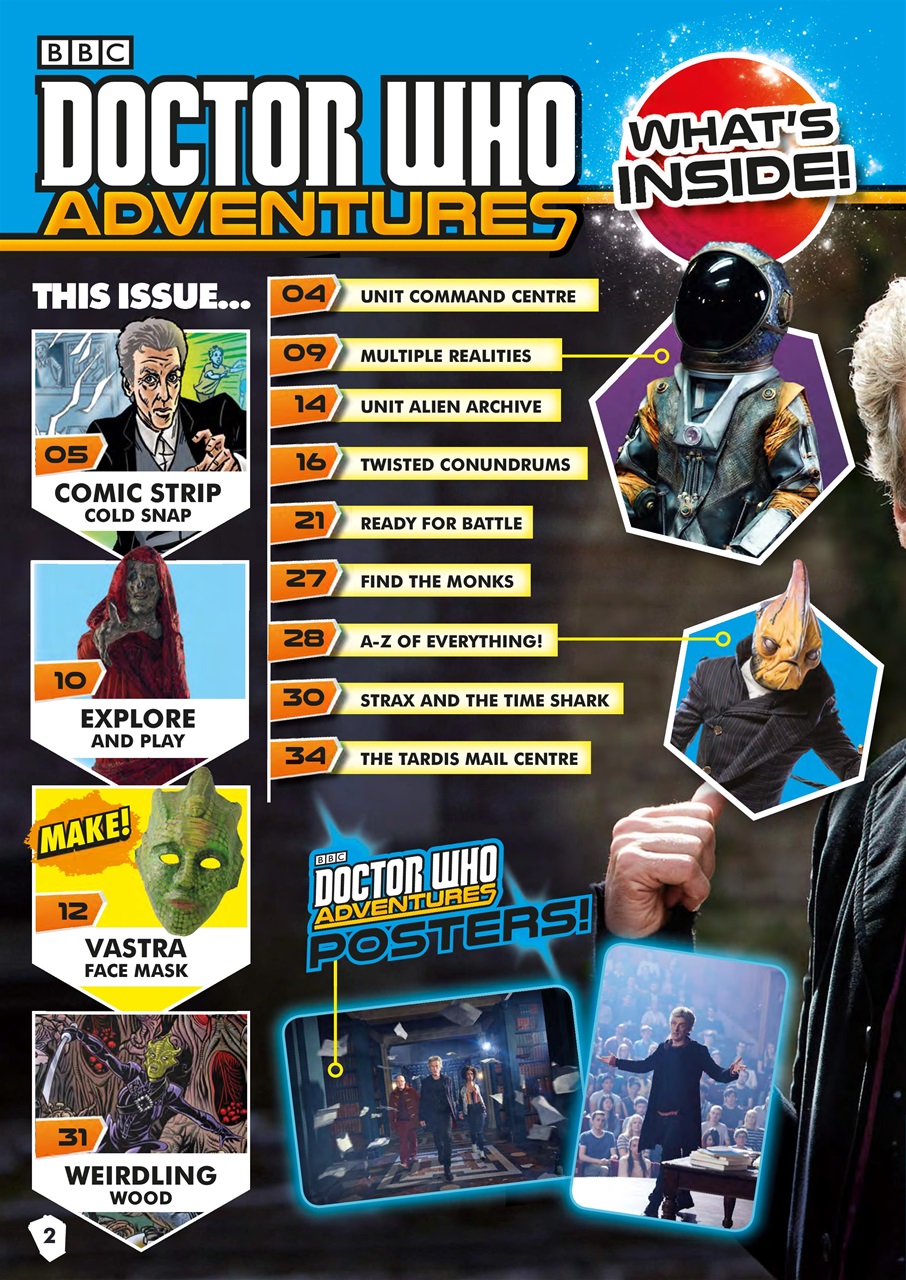 Doctor Who Adventures Magazine Preview Pages
