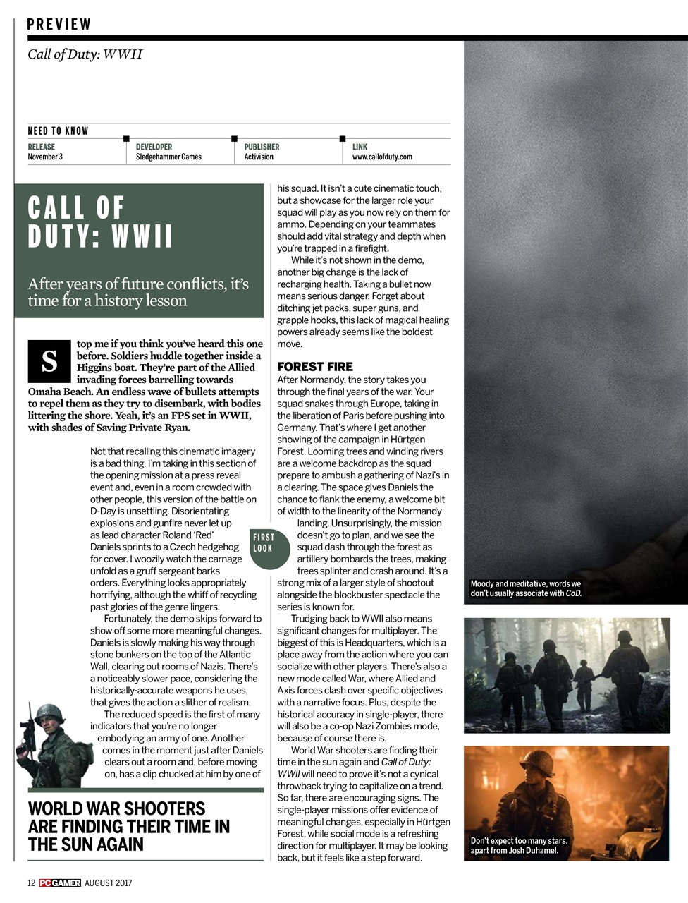 PC Gamer (US Edition) Preview Pages