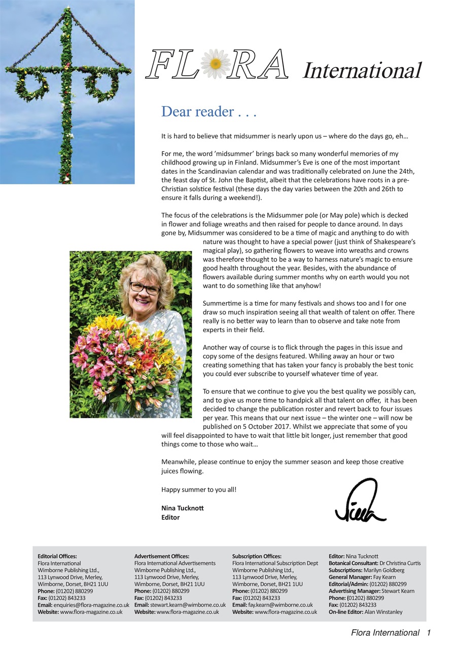 Flora International Preview Pages
