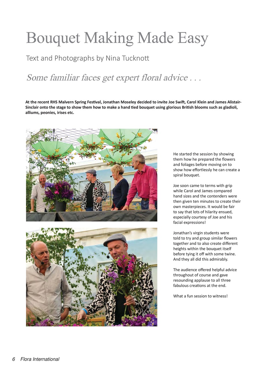 Flora International Preview Pages