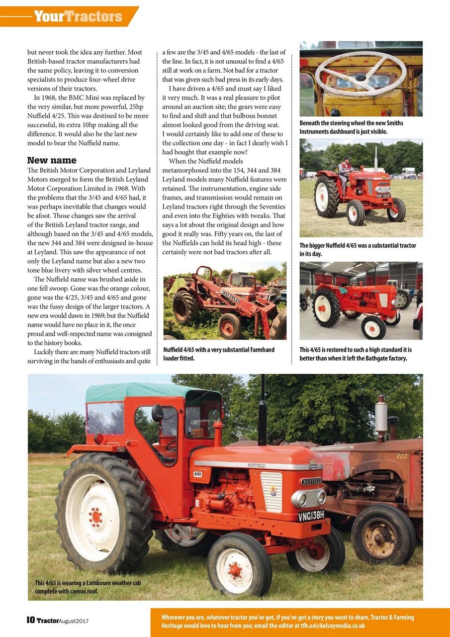 Tractor & Farming Heritage Magazine Preview Pages