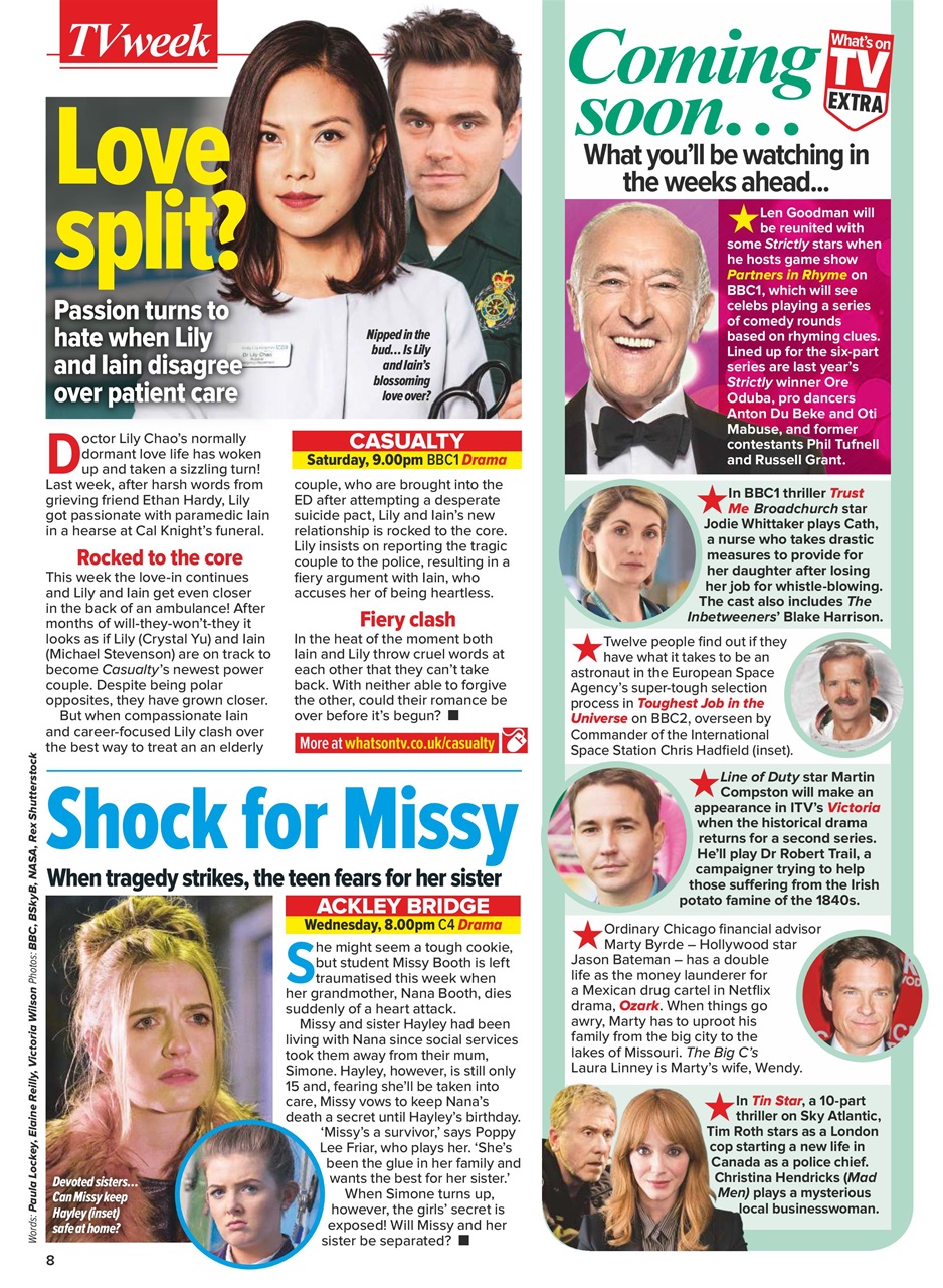 What's on TV Preview Pages