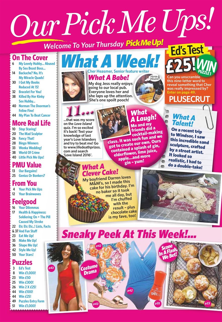 Pick Me Up Preview Pages
