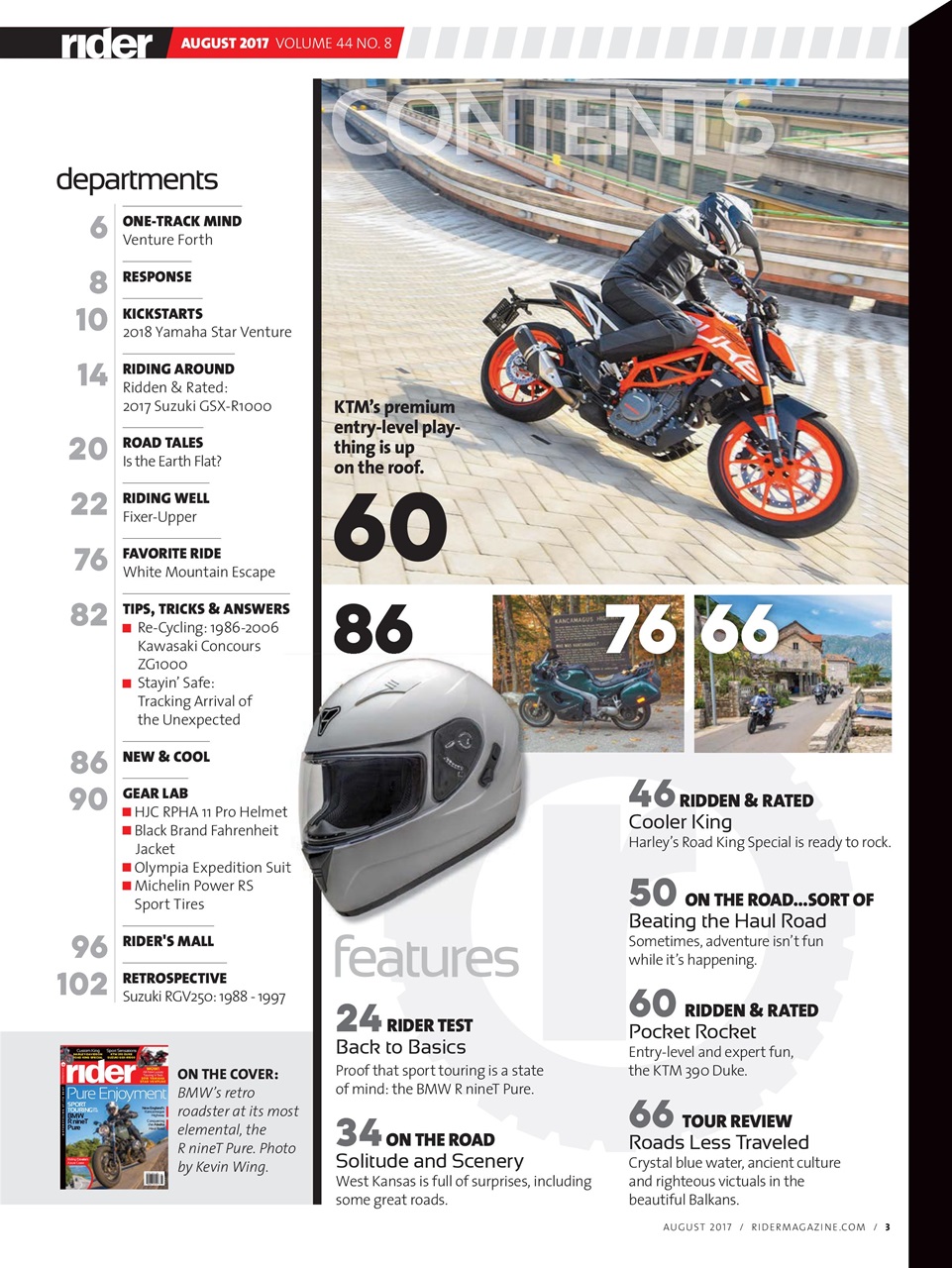 Rider Magazine Preview Pages