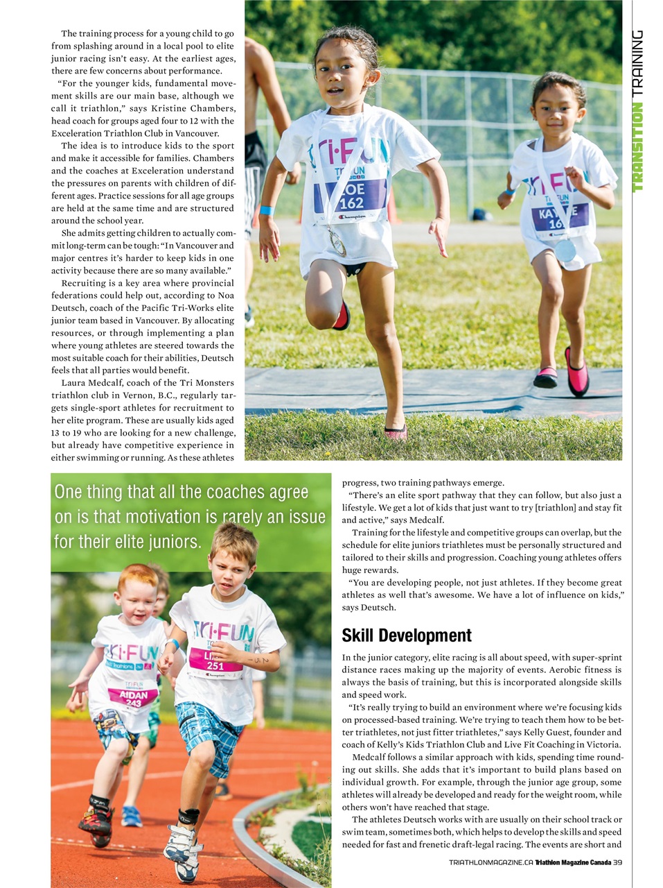 Triathlon Magazine Canada Preview Pages