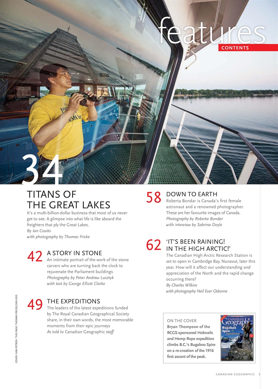 Canadian Geographic Preview Pages