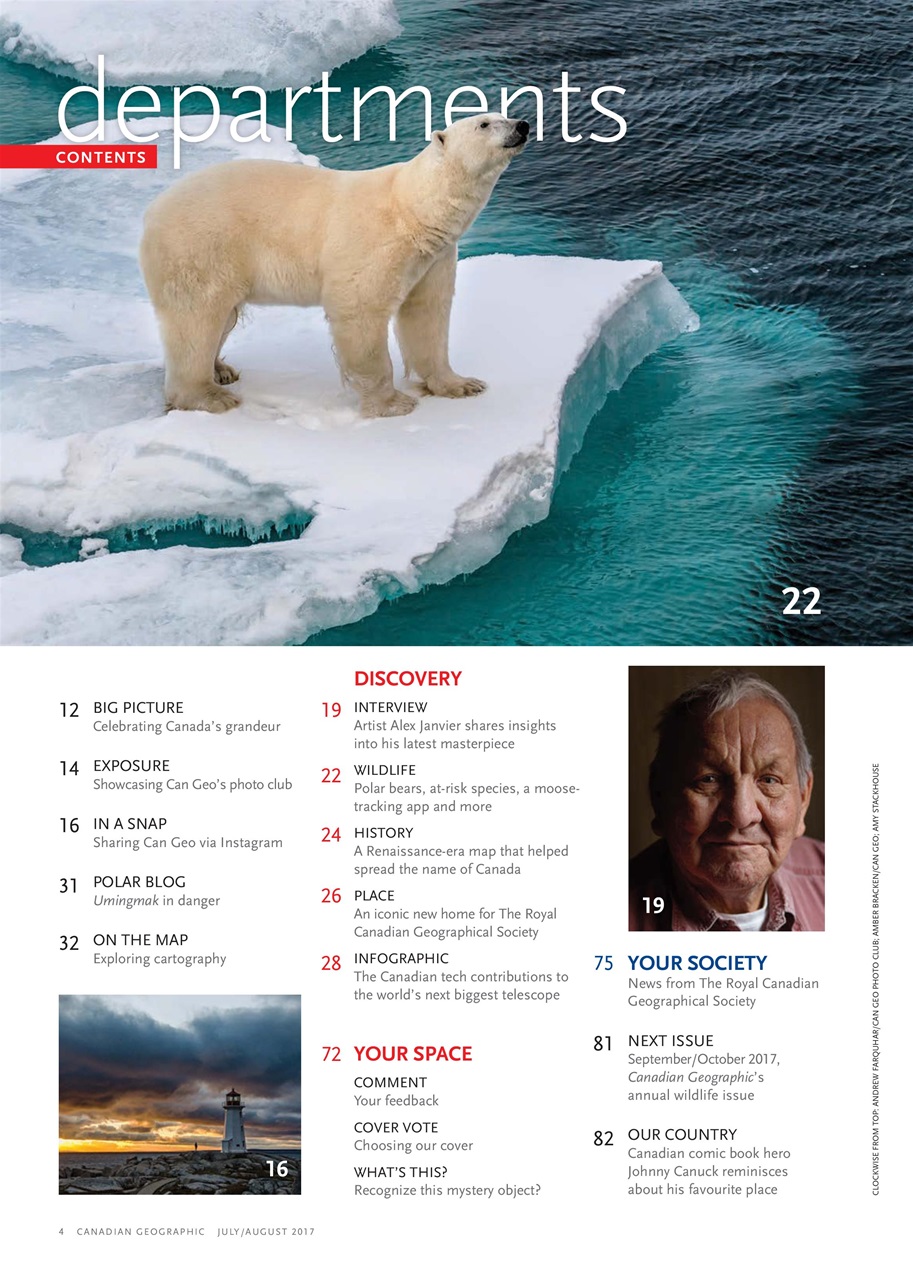 Canadian Geographic Preview Pages
