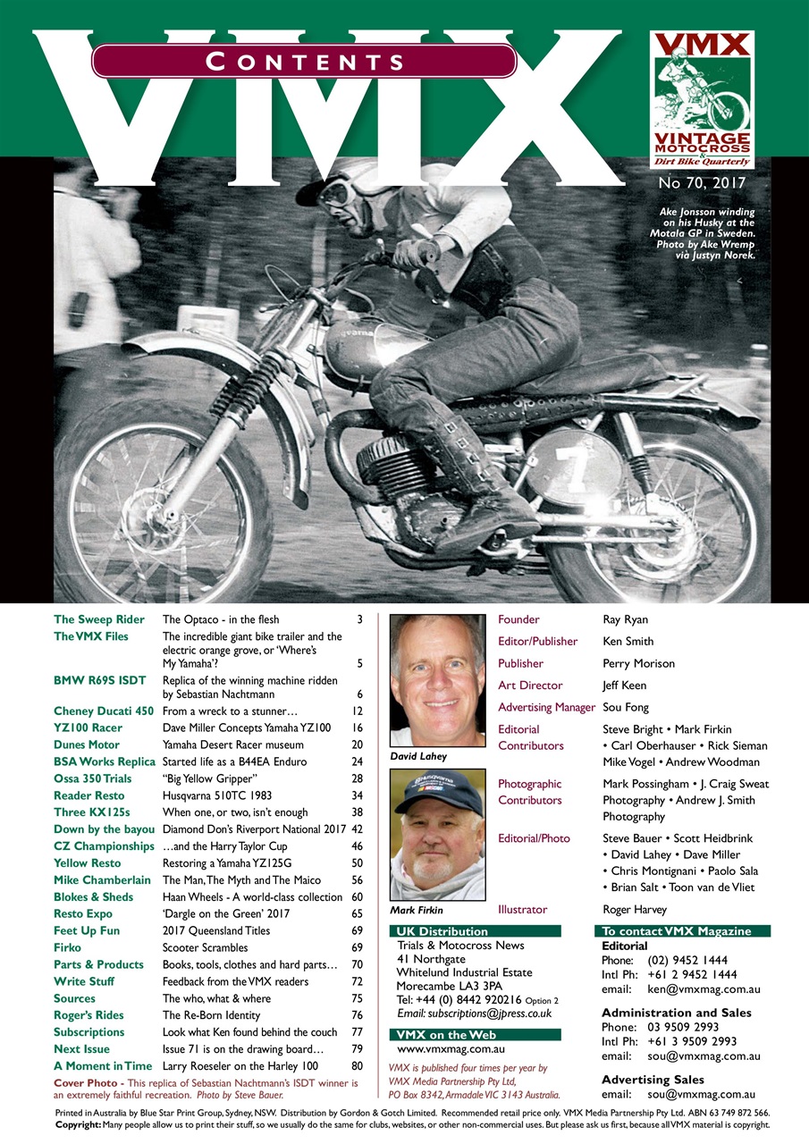 VMX Magazine Preview Pages