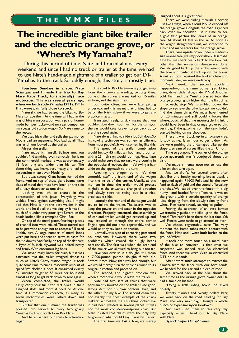 VMX Magazine Preview Pages