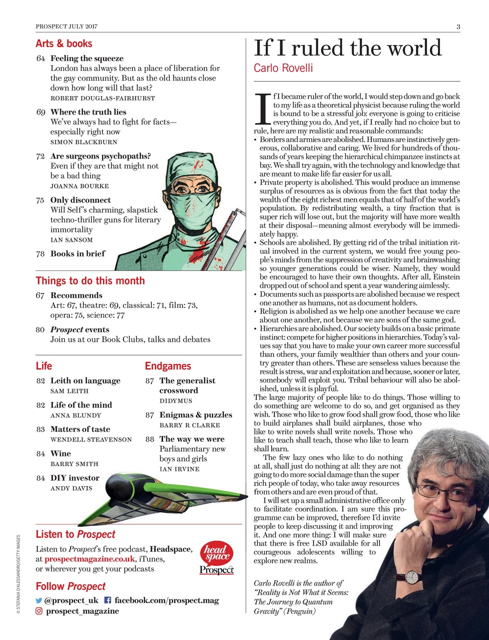 Prospect Magazine Preview Pages