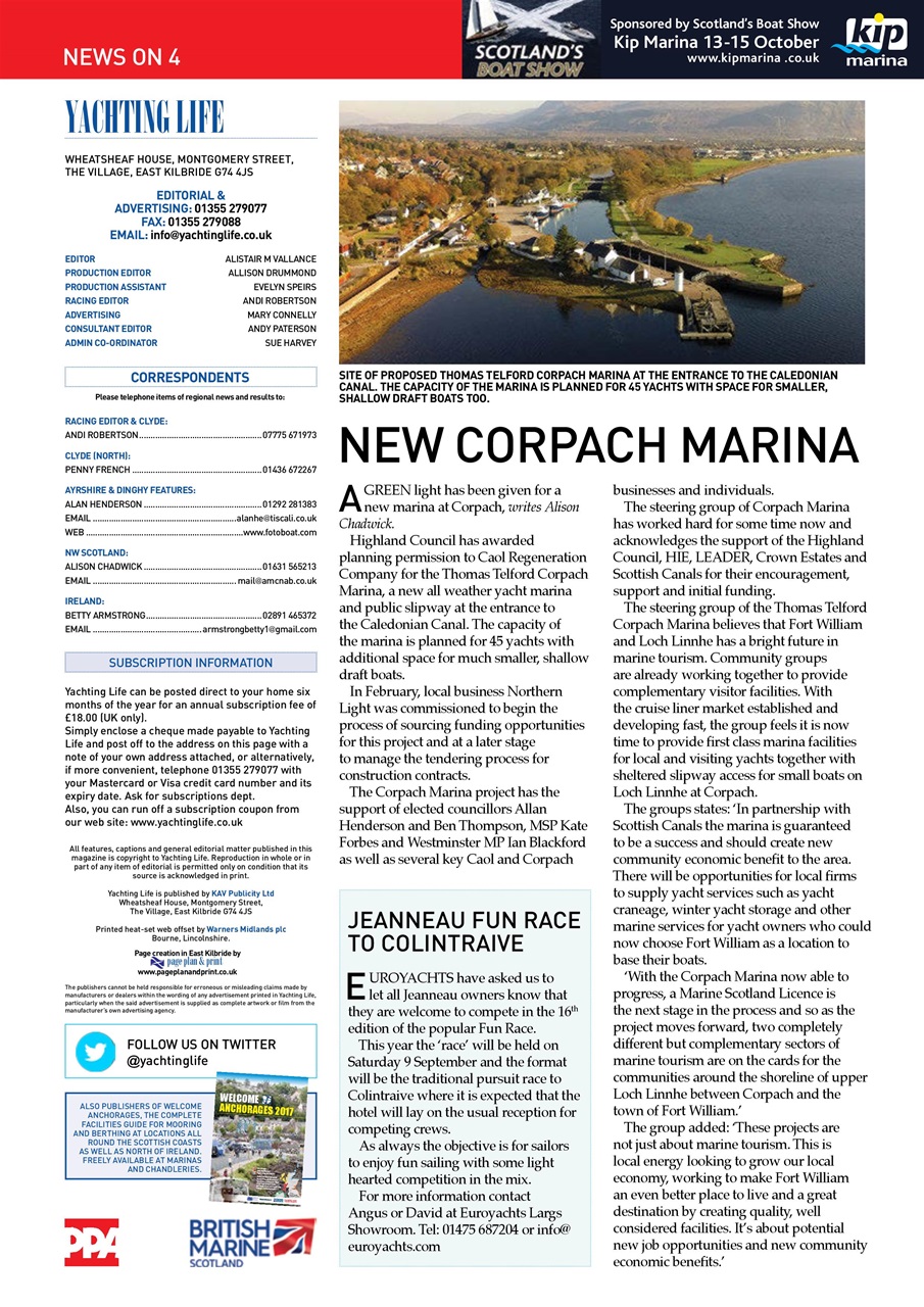 Yachting Life Preview Pages