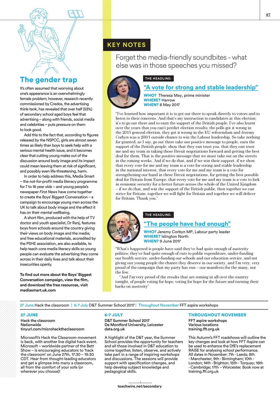 Teach Secondary Preview Pages