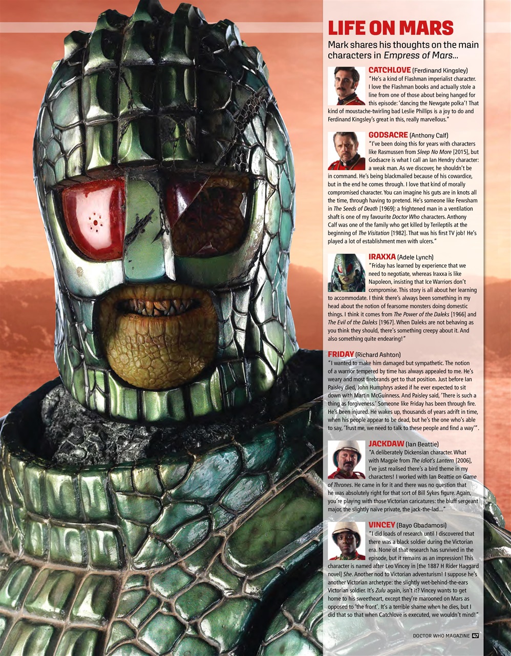 Doctor Who Magazine Preview Pages