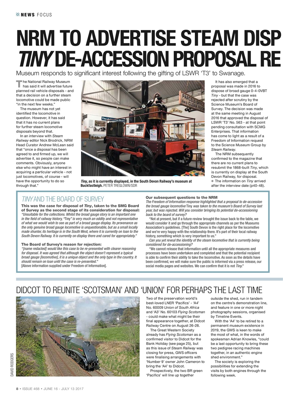 Steam Railway Preview Pages