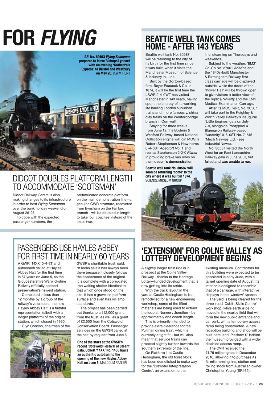 Steam Railway Preview Pages