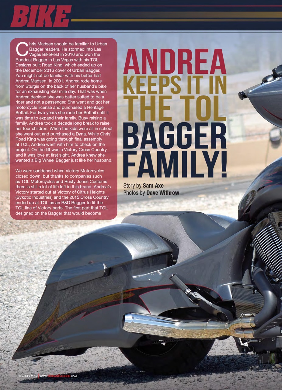 Urban Bagger Preview Pages