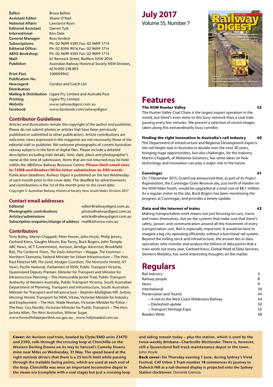 Railway Digest Preview Pages