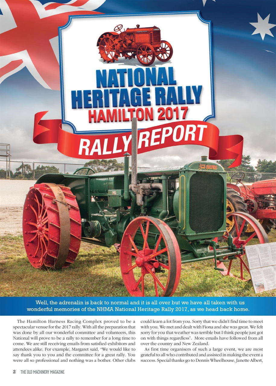 The Old Machinery Magazine Preview Pages