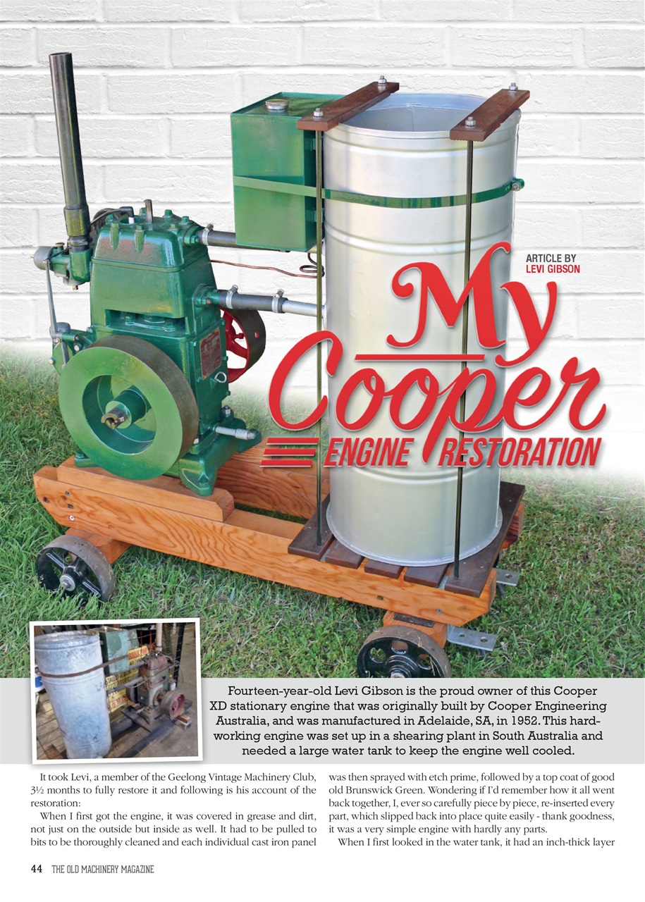 The Old Machinery Magazine Preview Pages